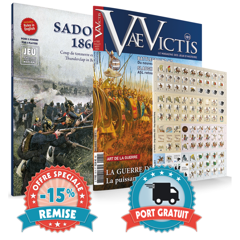 Pack Sadowa 1866 - VaeVictis 181 special jeu Pack Sadowa 1866 - VaeVictis 181 special jeu