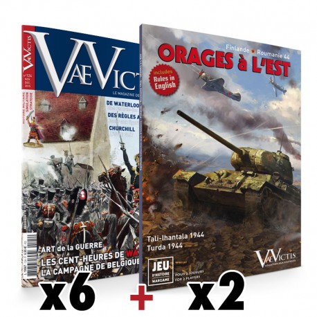 Subcription 6 "classic" issues + 2 wargames - Export